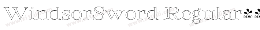 WindsorSword Regular字体转换